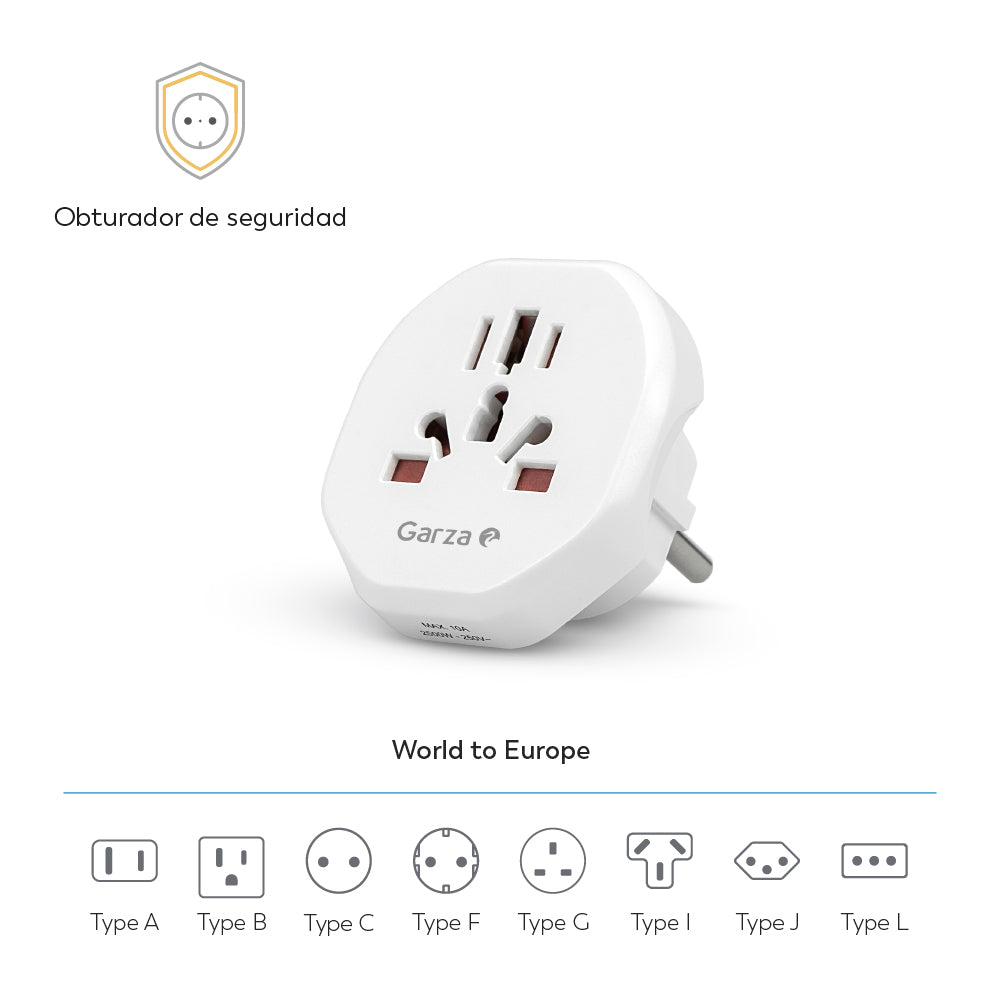 Adaptador de viaje Garza: La guía para cargar tus dispositivos por el mundo