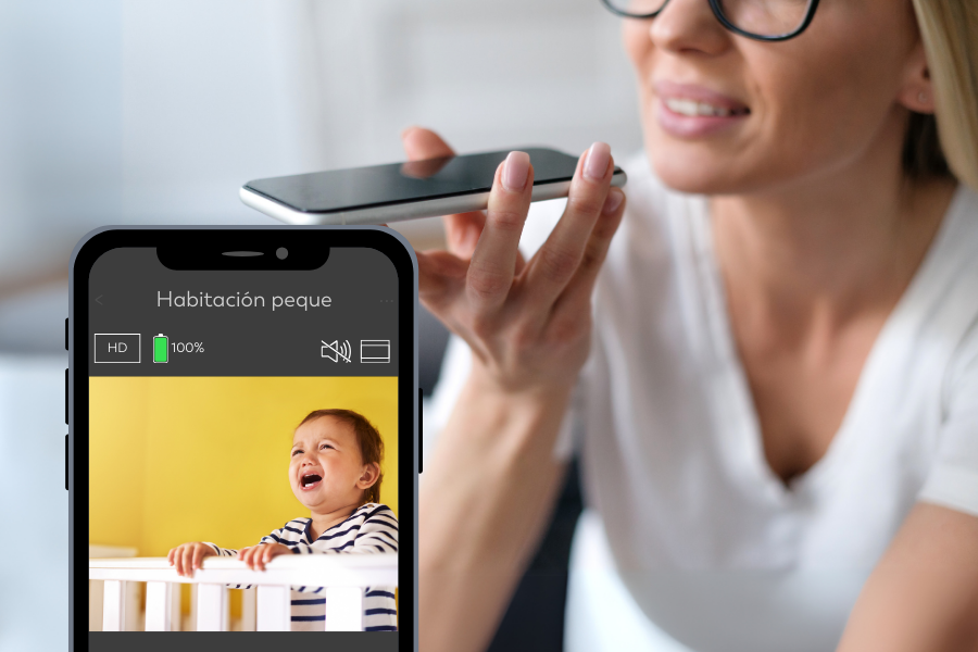 La importancia del audio bidireccional en cámaras de seguridad infantil.