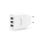 Cargador para 3 USB blanco