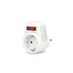 Adaptador Con Interruptor (1) & Enchufe de pared  de 1 toma con interruptor
