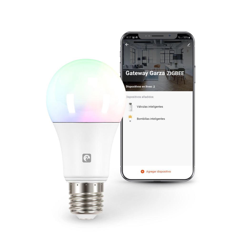Bombilla LED Inteligente Ledvance 8.5W E27 - Regulable, Color Cálido 2700K, Compatible Con ZigBee