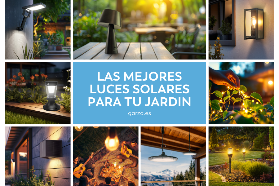 las mejores luces solares para tu jardín