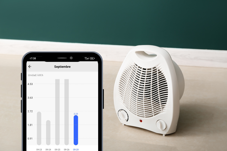 Haz tu calefactor más inteligente y eficiente con un enchufe Garza