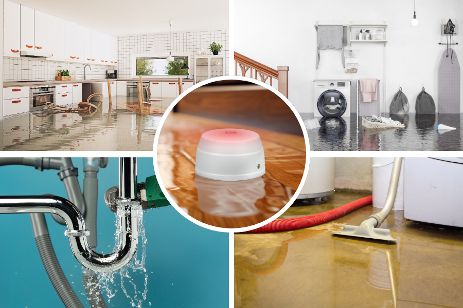 Dónde instalar detectores de inundación: Los 7 puntos críticos de tu casa (baños, cocinas y más).