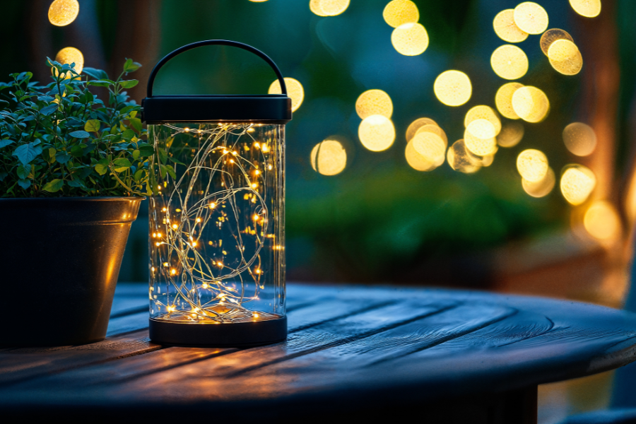 Ideas creativas para decorar tu jardín con guirnaldas solares