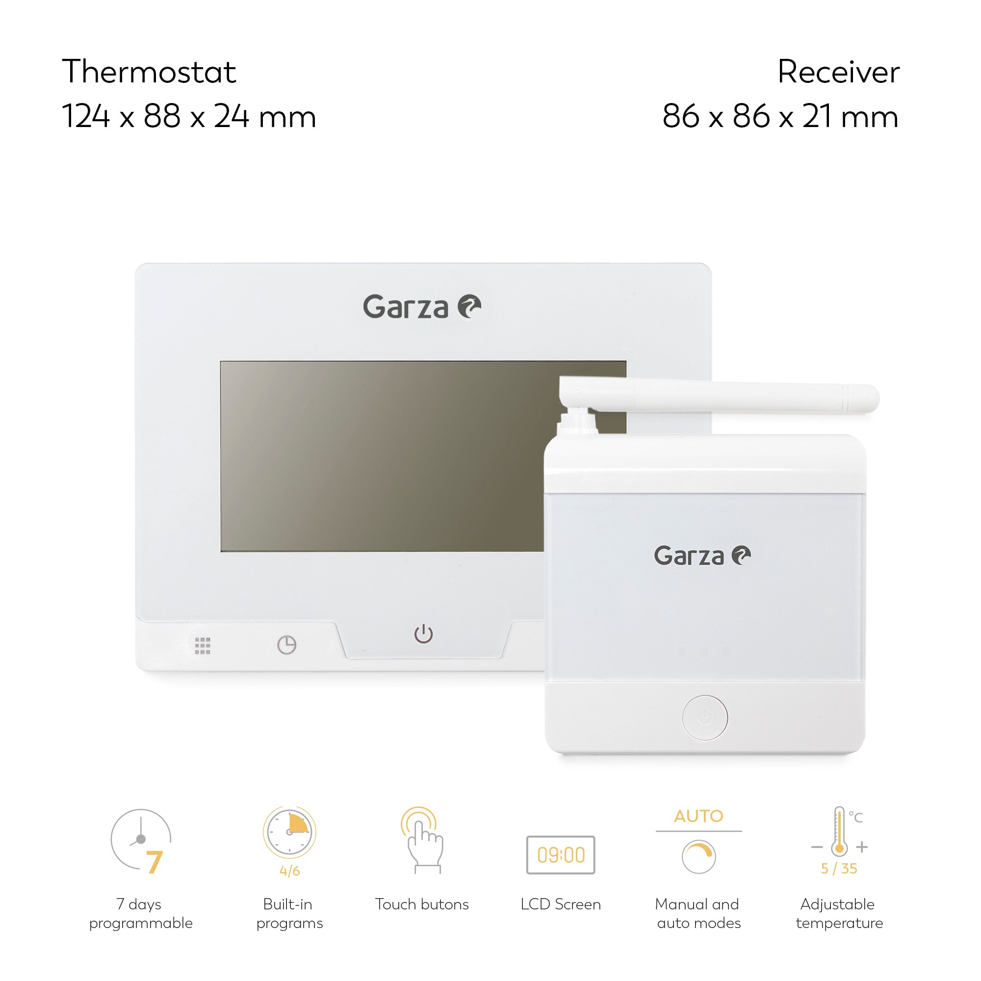 Termostato Digital Programable Inalámbrico (2)