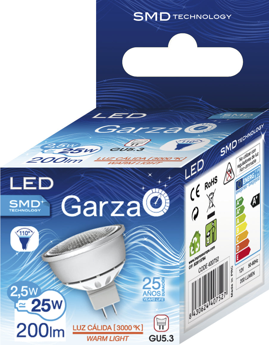 Bombilla Led SMD Dicroica GU5.3 (8)