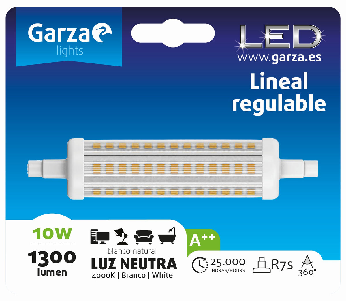 Bombilla Led R7S Regulable