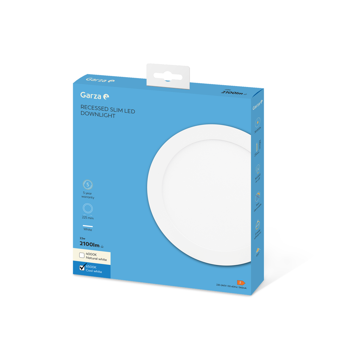 Downlight Empotrable Circular Extraplano Nickel (35)