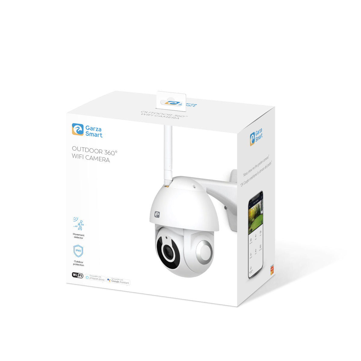 Cámara Seguridad Inteligente Exterior 360º Wifi 1080P Hd (1)