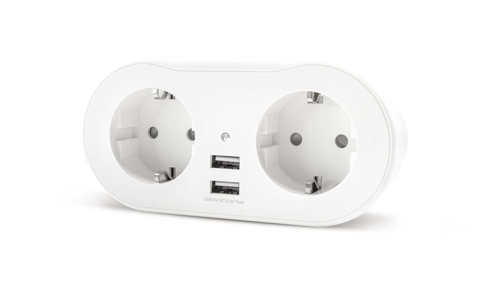Enchufe Doble Wifi, Con 2 Tomas Y 2 Puertos Usb