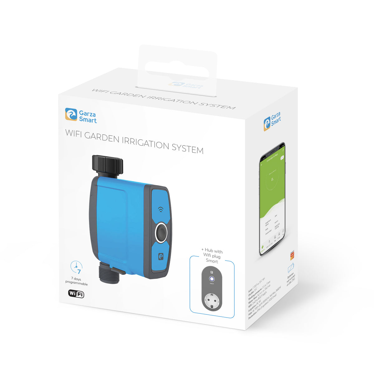 Nilo - Controlador De Riego Inteligente + Enchufe Hub Smart Wifi (1)