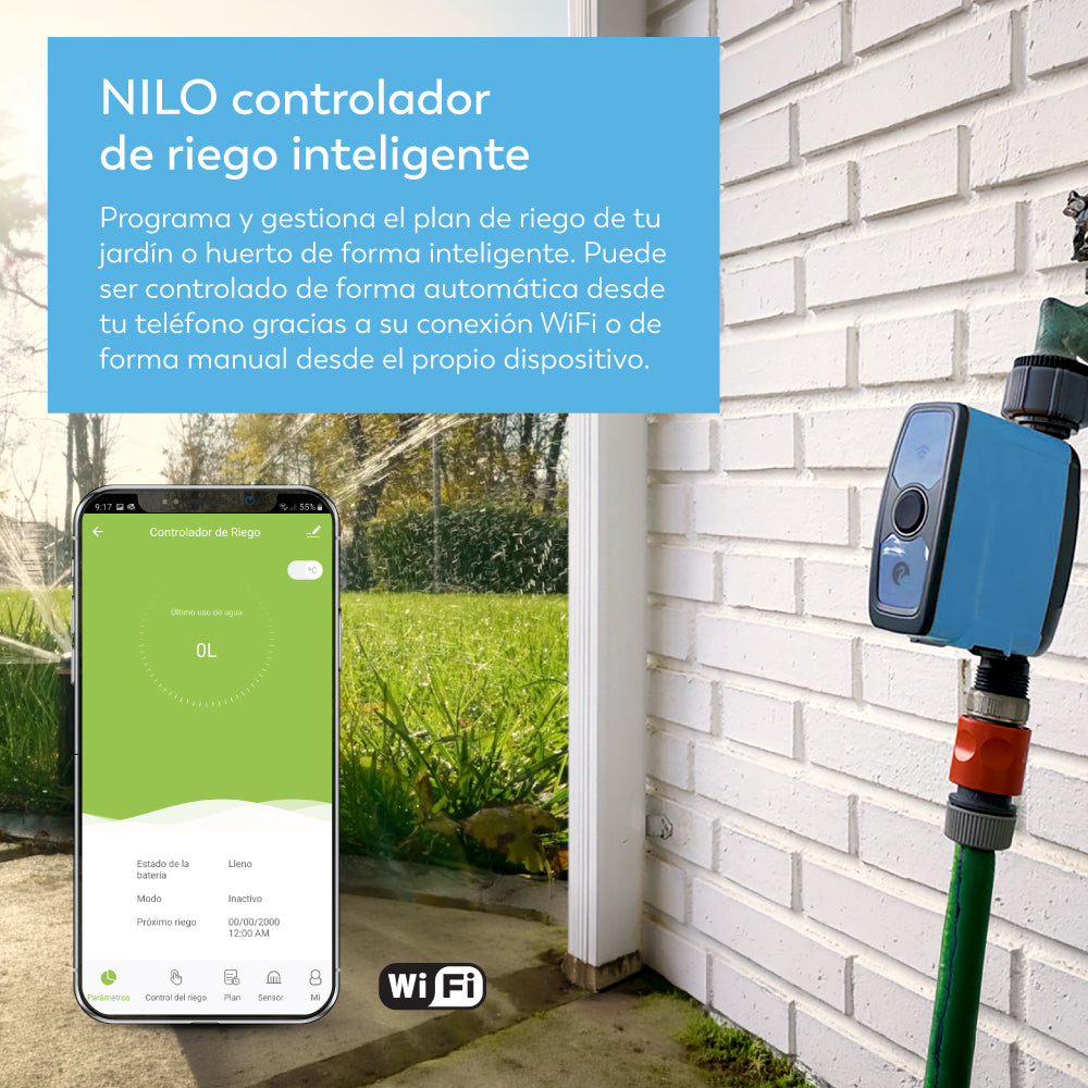 Nilo - Controlador De Riego Inteligente + Enchufe Hub Smart Wifi (2)