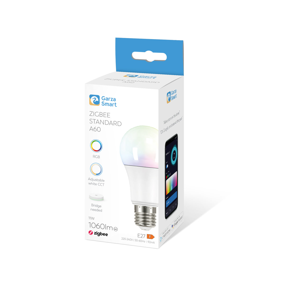 Bombilla Zigbee Standard CCT+RGB E27 (1)