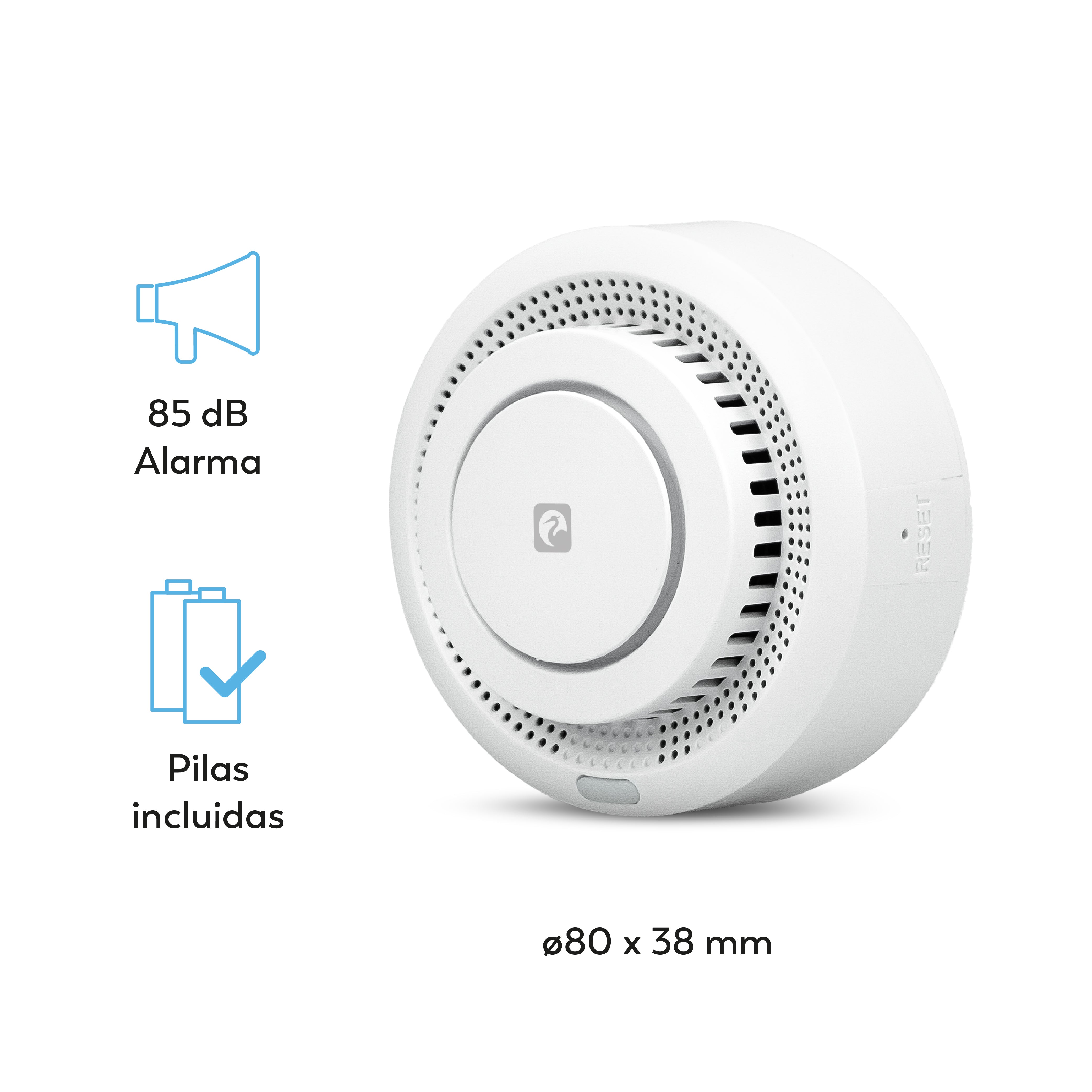 Detector de Humo Inteligente Wifi (2)