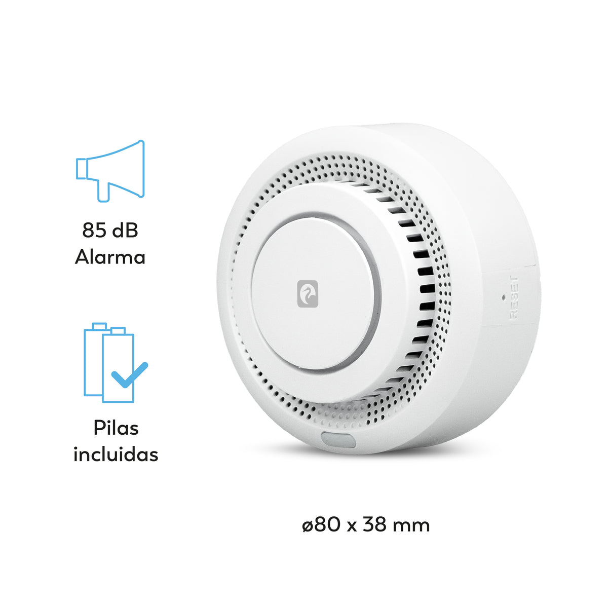 Detector de Humo Inteligente Wifi (2)