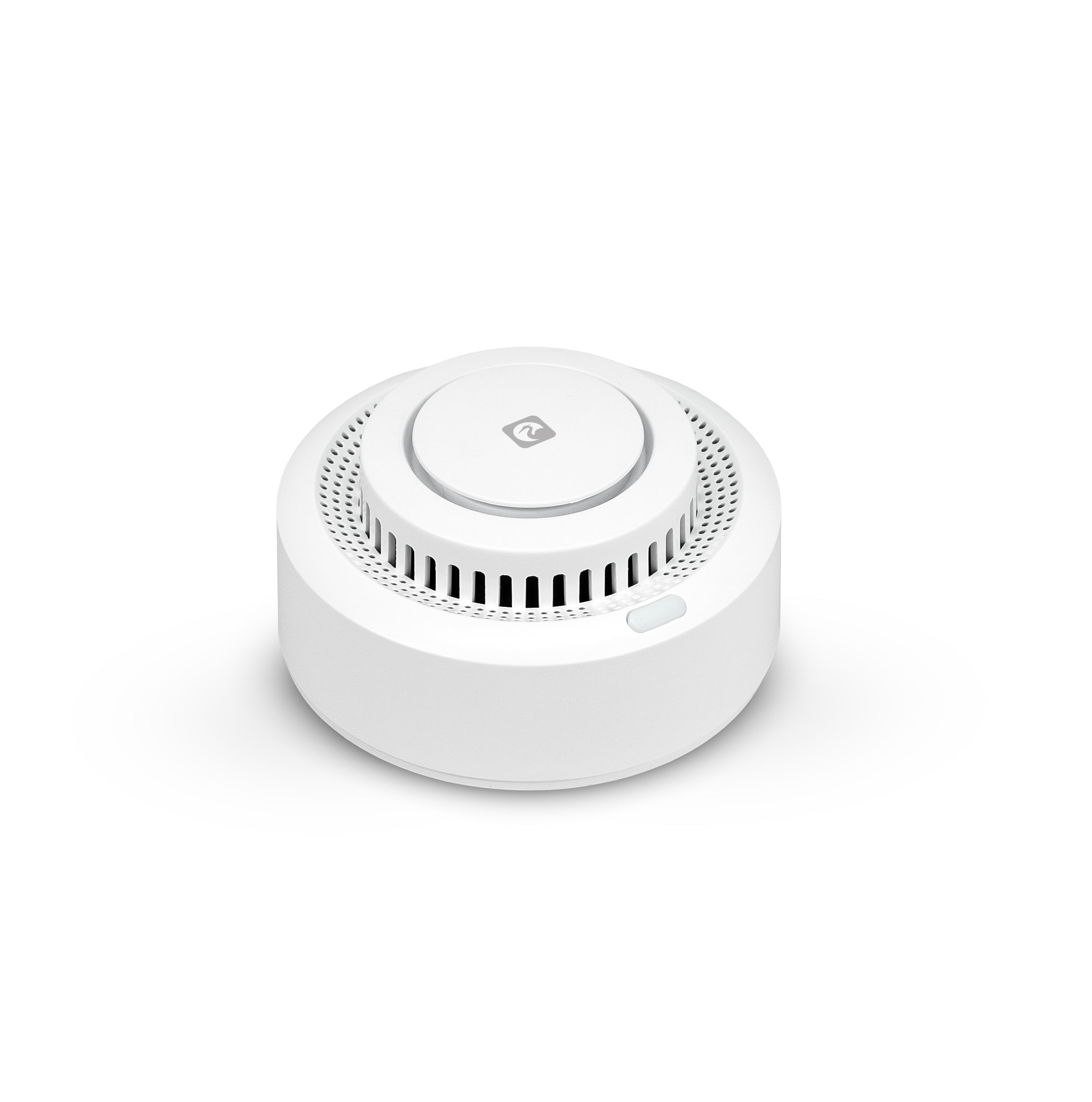 Garza Smart - Pack de 2 detectores de humo Wifi Inteligente con Notificaciones en tiempo real por App, Alarma sonora de 85db y Señal indicador LED, Instalación para techo.