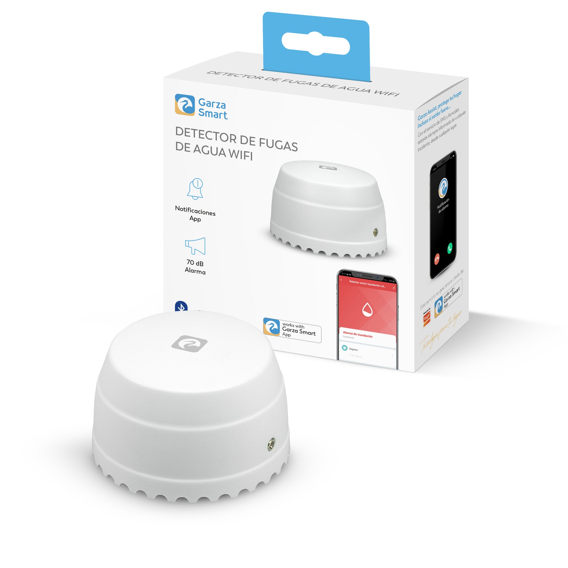 Detector de Inundaciones Smart Home + pila CR123