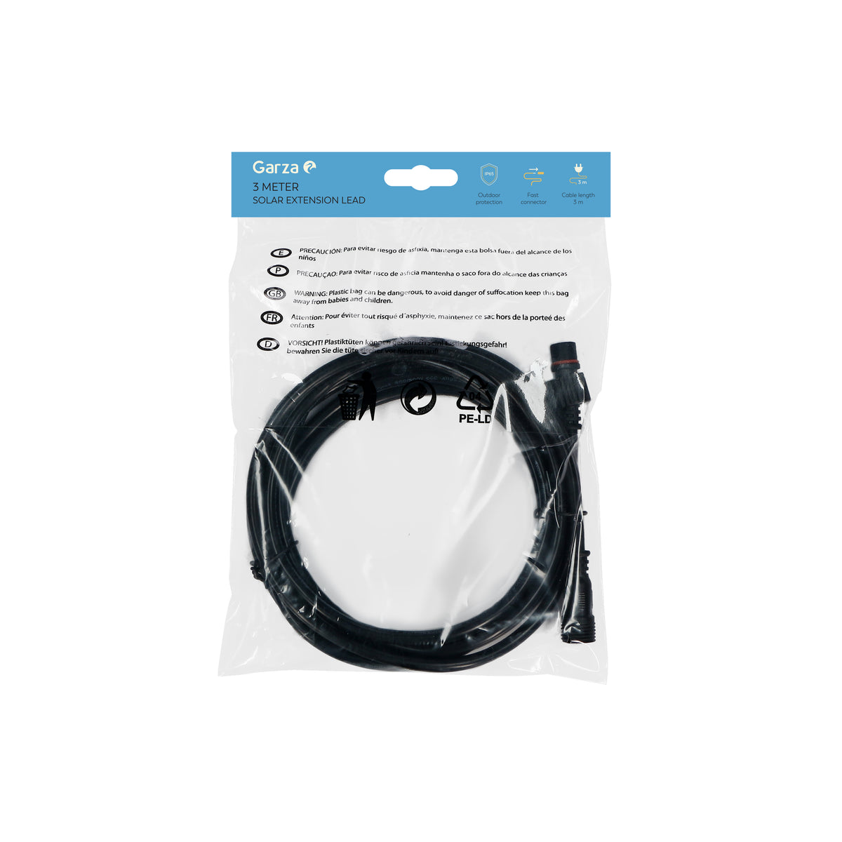 Extensión De Cable Accesorio Proyector Solar Abora 3M