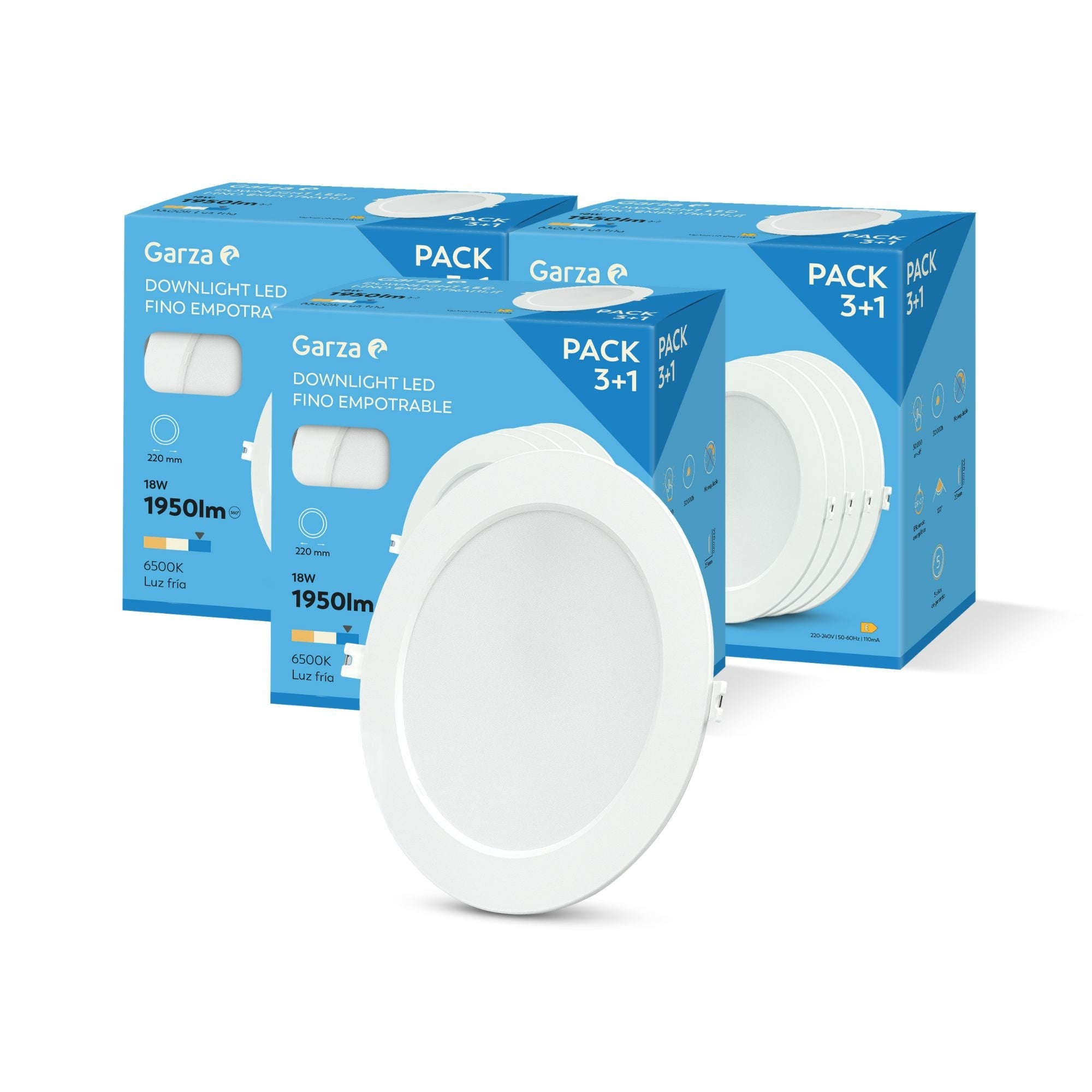 Downlight Empotrar Circular Acrílico (3)