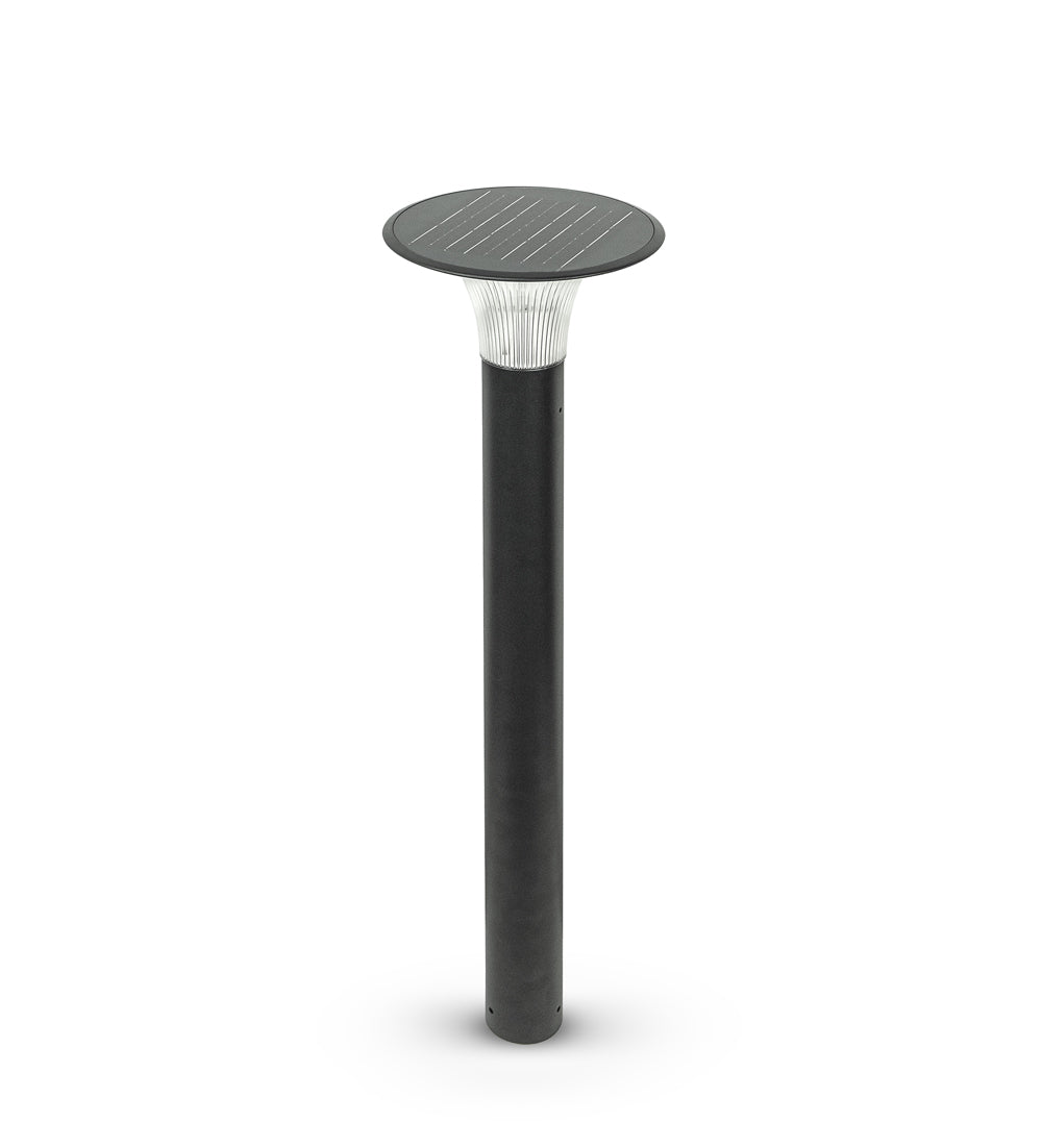 Lámpara solar Poste Golliat  con iluminación exterior 360º  de alta calidad