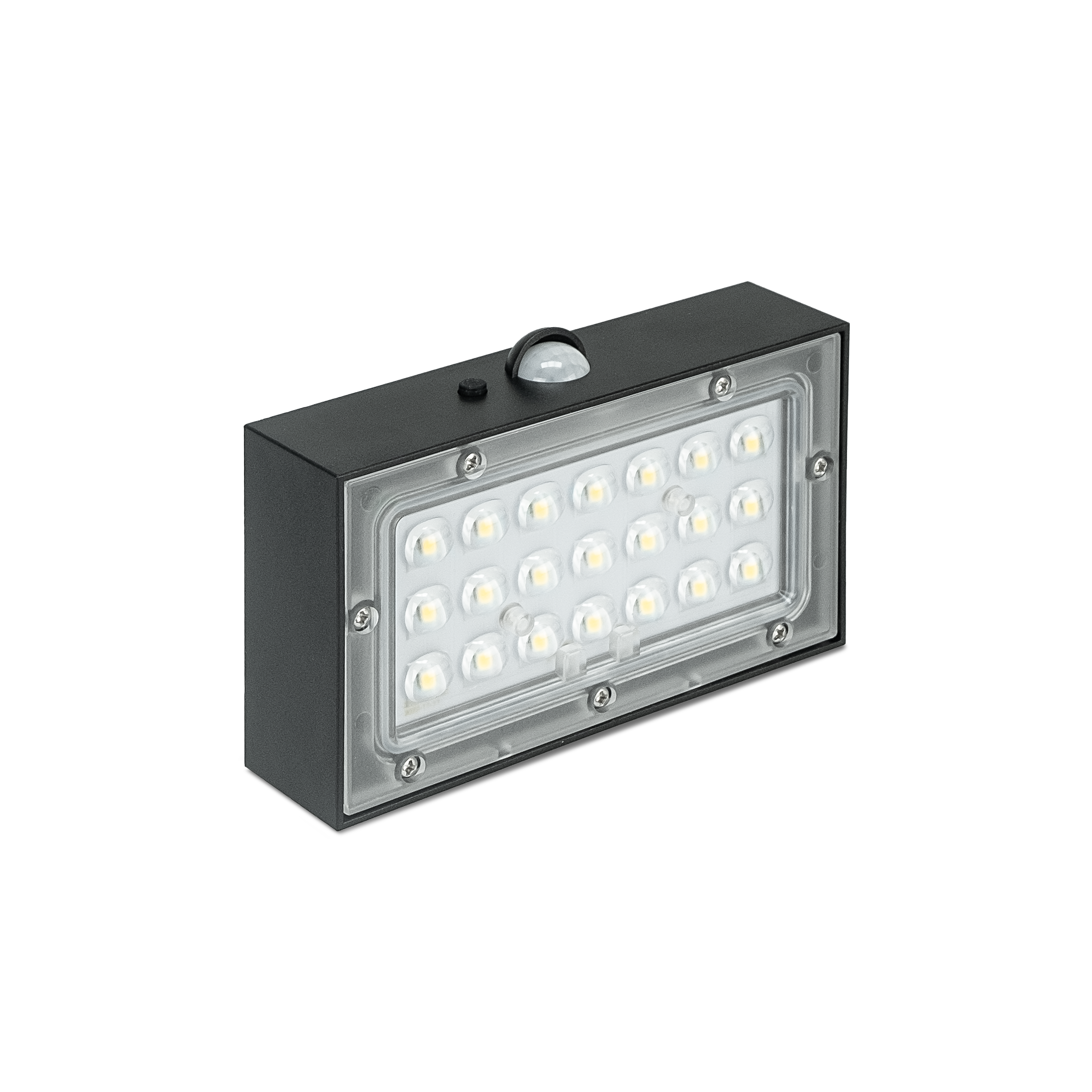 Lámpara de pared para exterior con placa solar David (2)