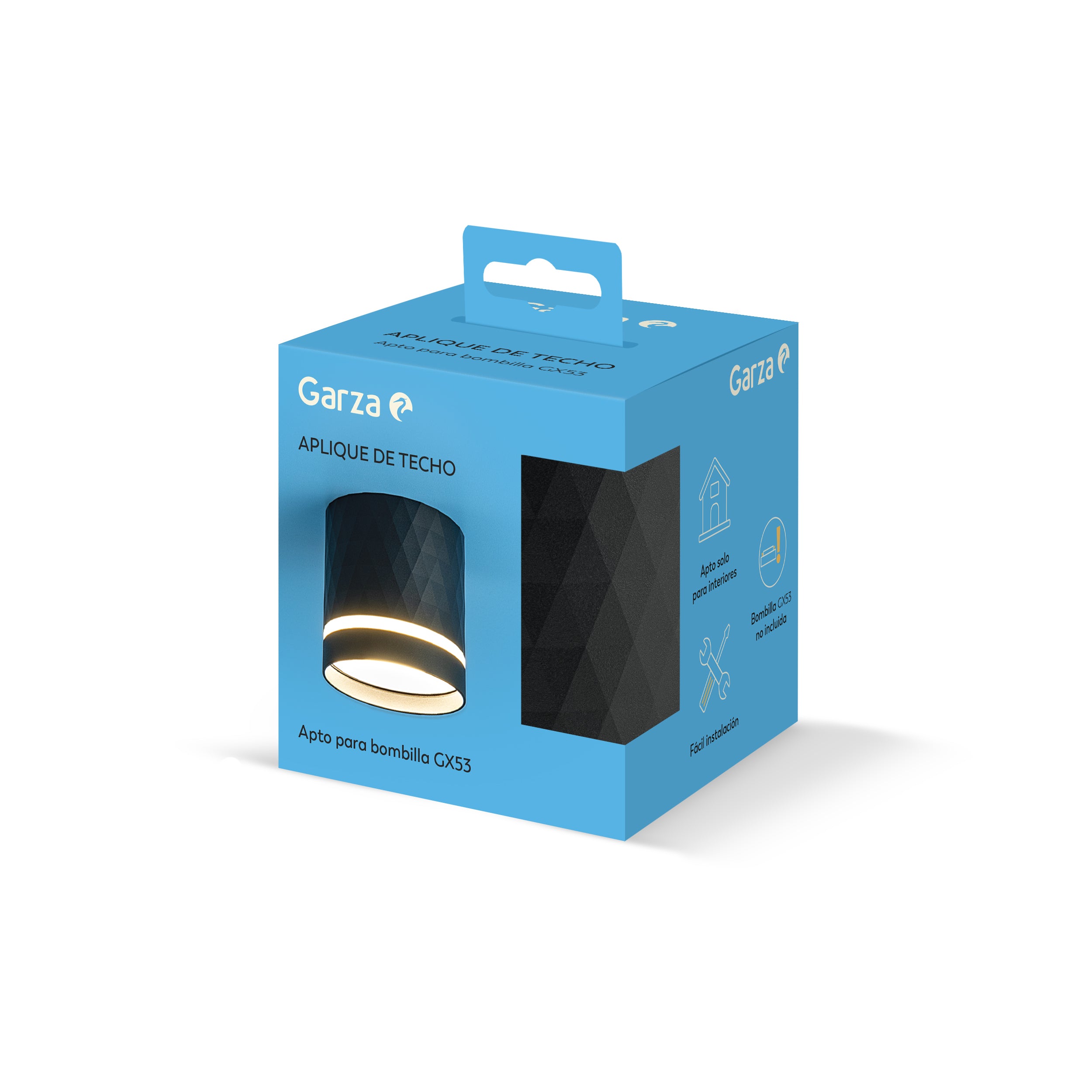 Aplique GX53 Negro