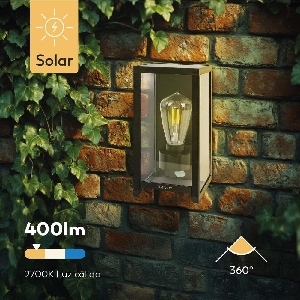 Aplique de pared solar vintage Becquer (10)