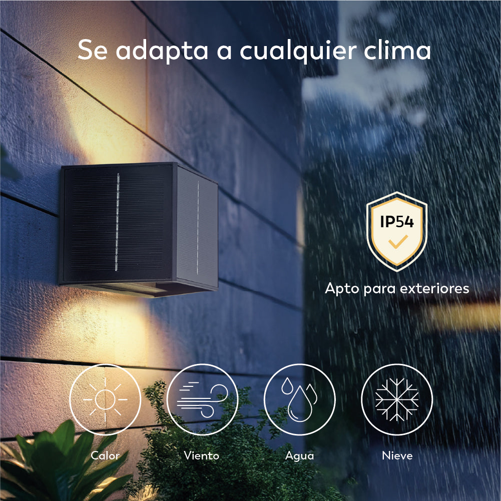 Aplique solar decorativo Yunke (5)