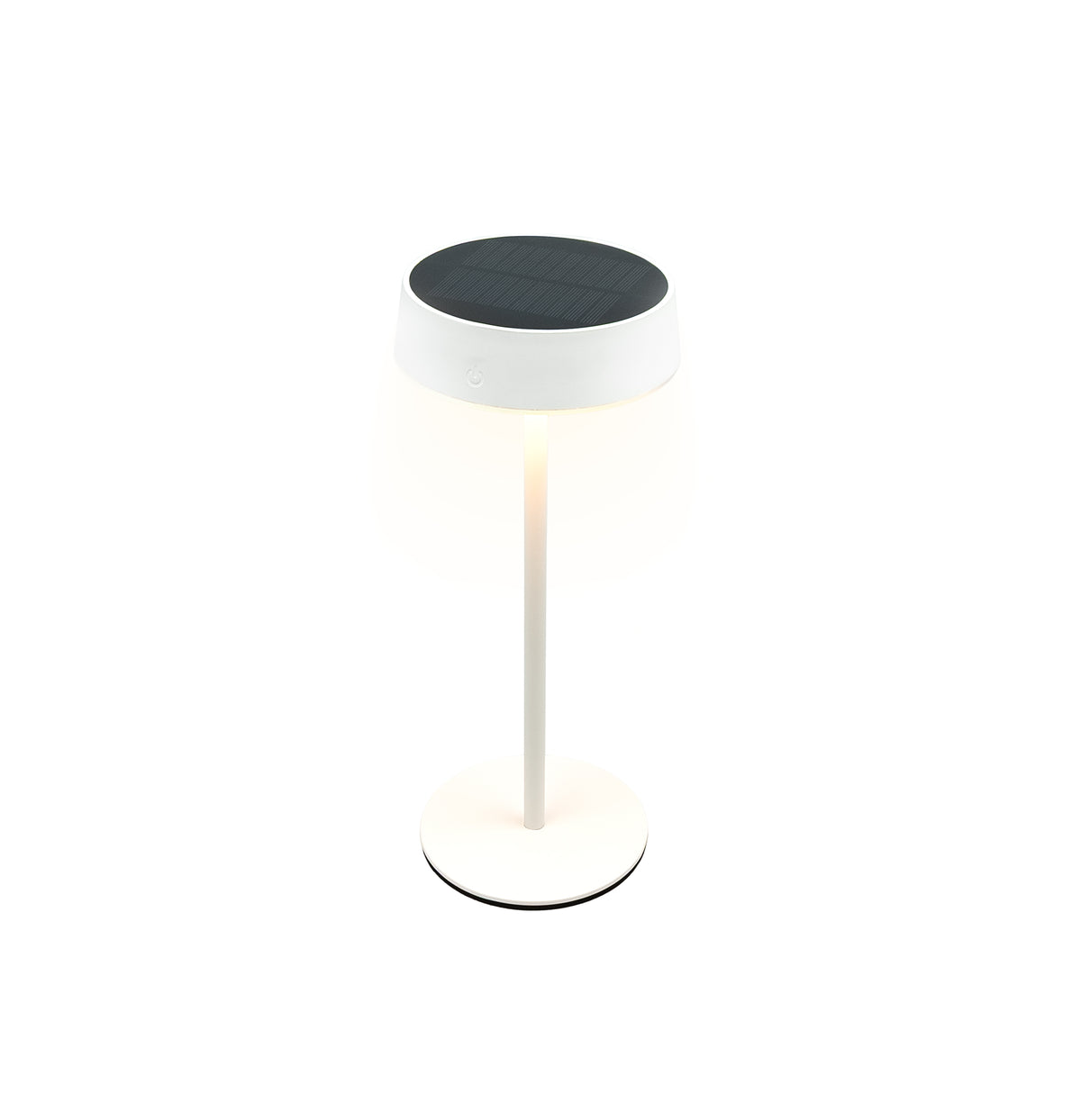 Lámpara solar de mesa Vera con carga híbrida