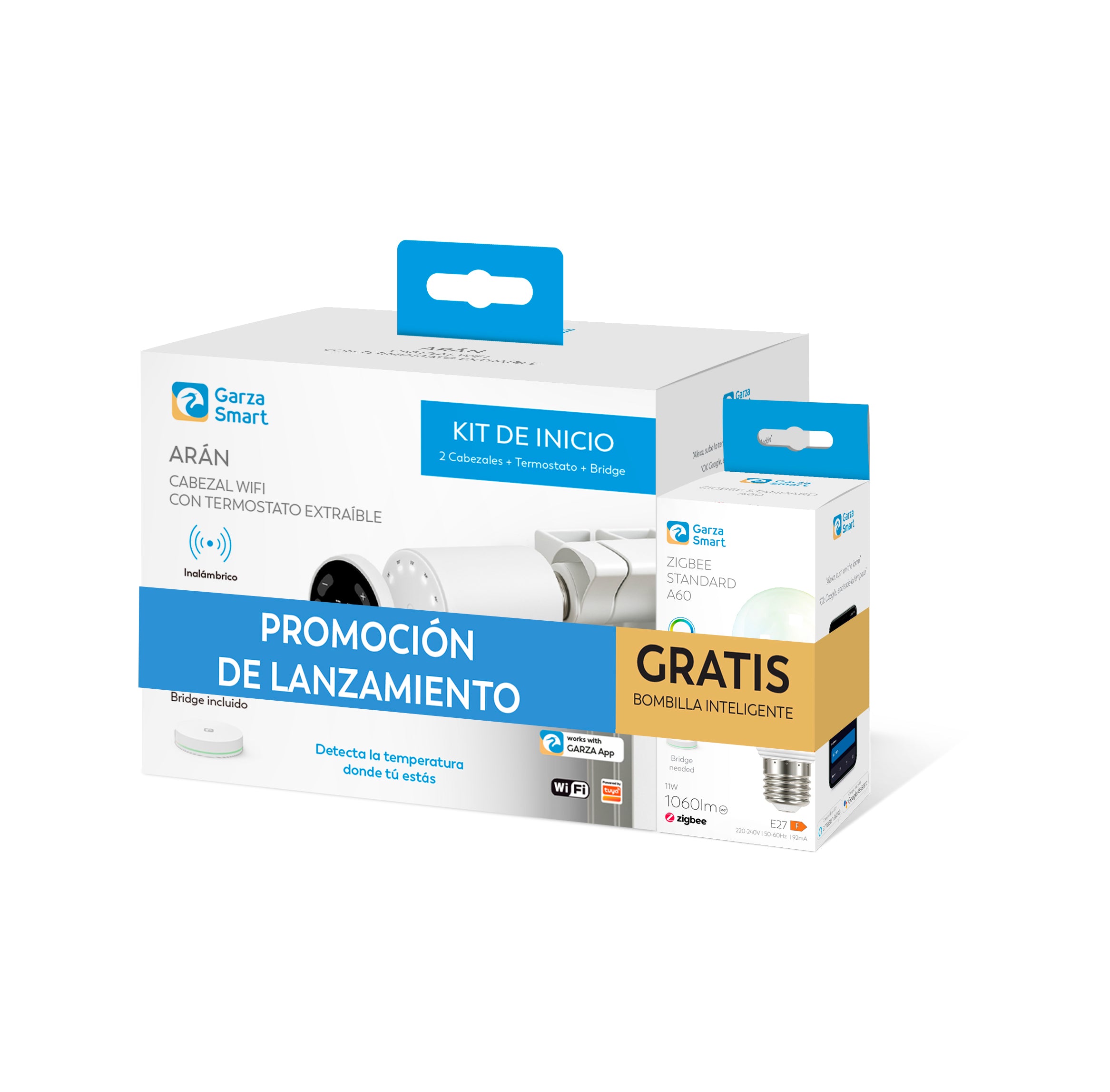 Kit de inicio Arán + Bombilla Zigbee, pack lanzamiento