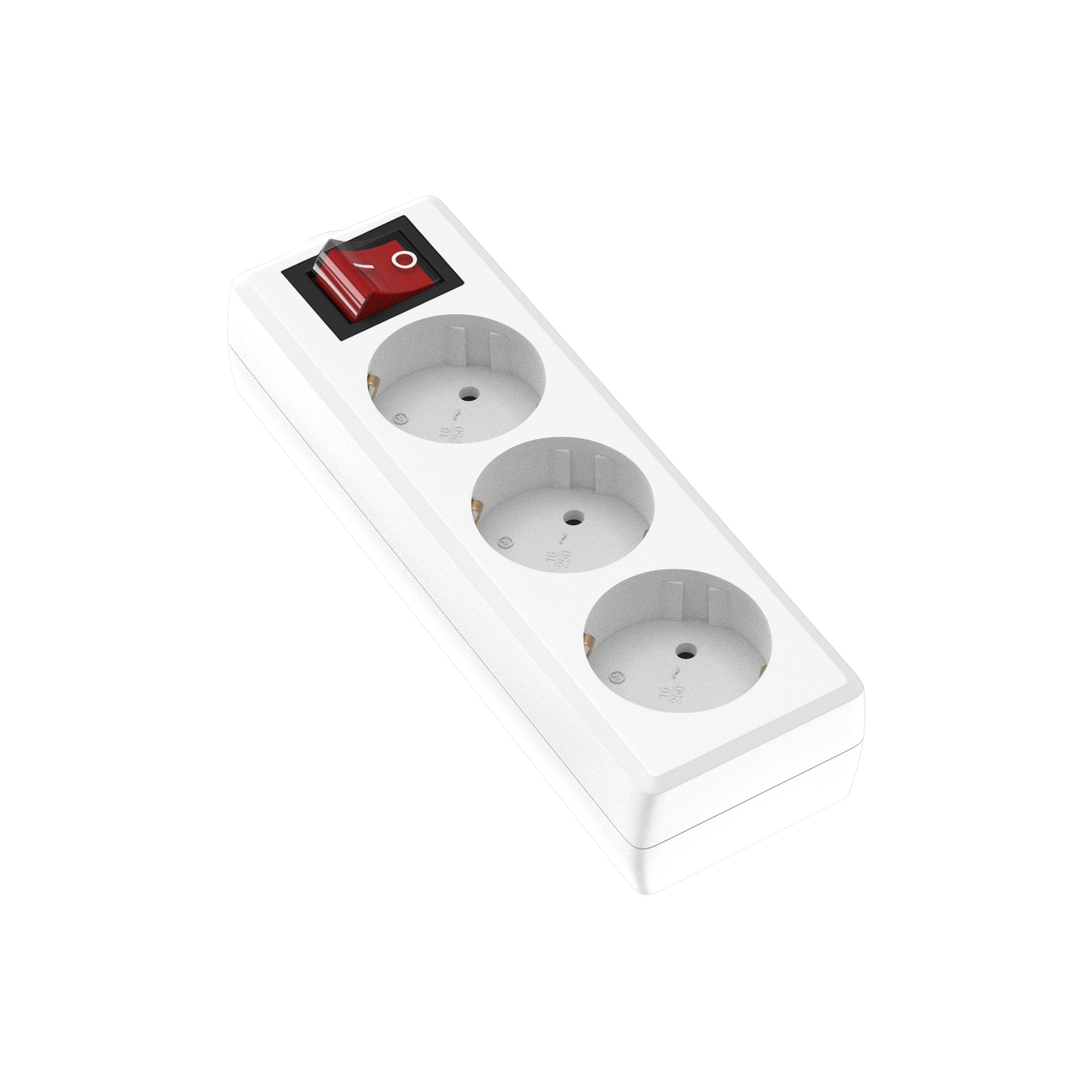 Regletas Basic Sin Cable Y Con Interruptor. (3)