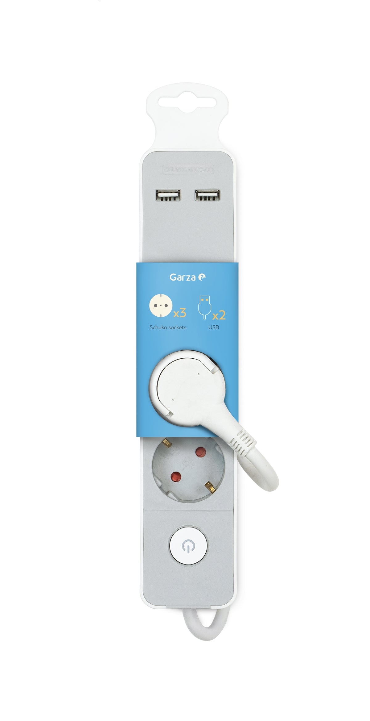 Regletas Design Grey Con Usb-A