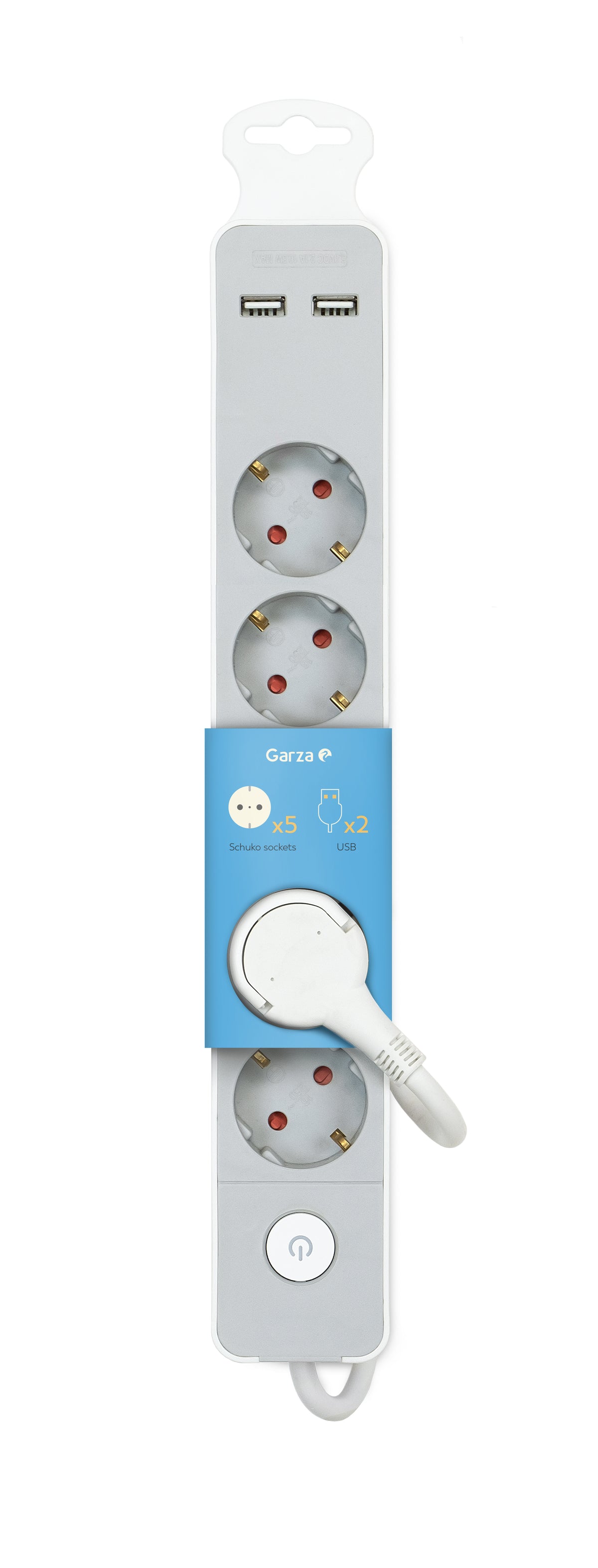 Regletas Design Grey Con Usb-A (1)