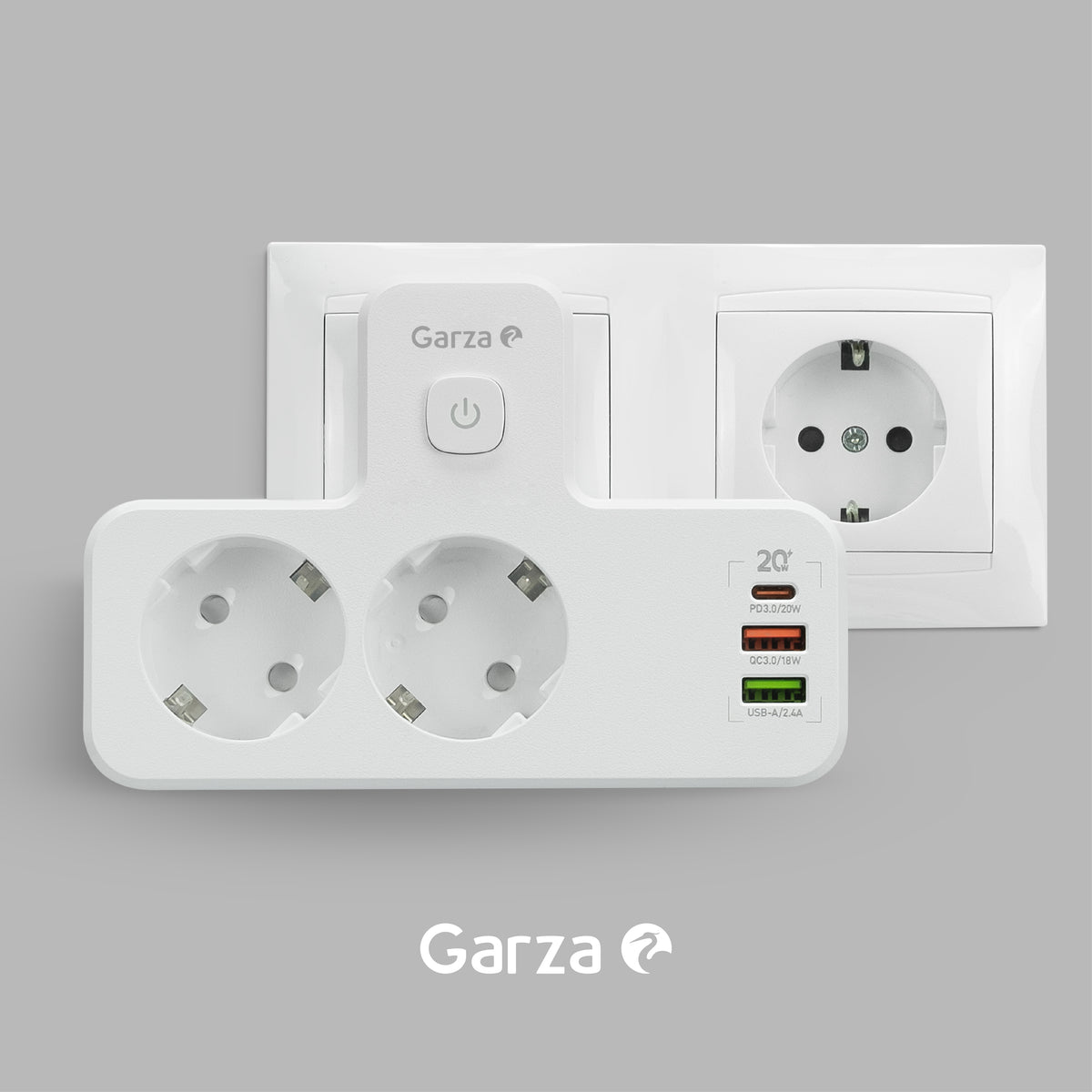 Adaptador carga rápida y luz de noche (7)