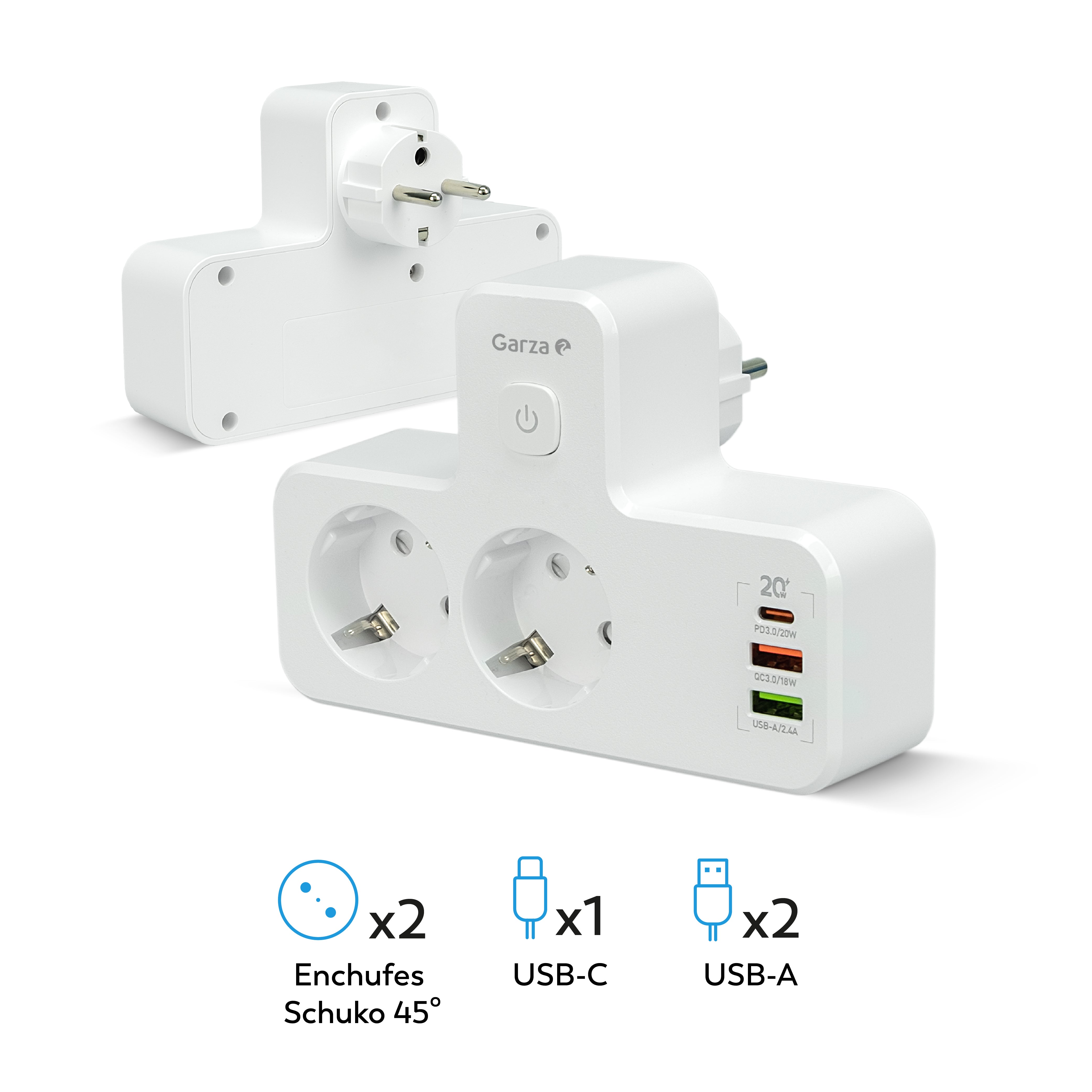 Adaptador carga rápida y luz de noche (2)