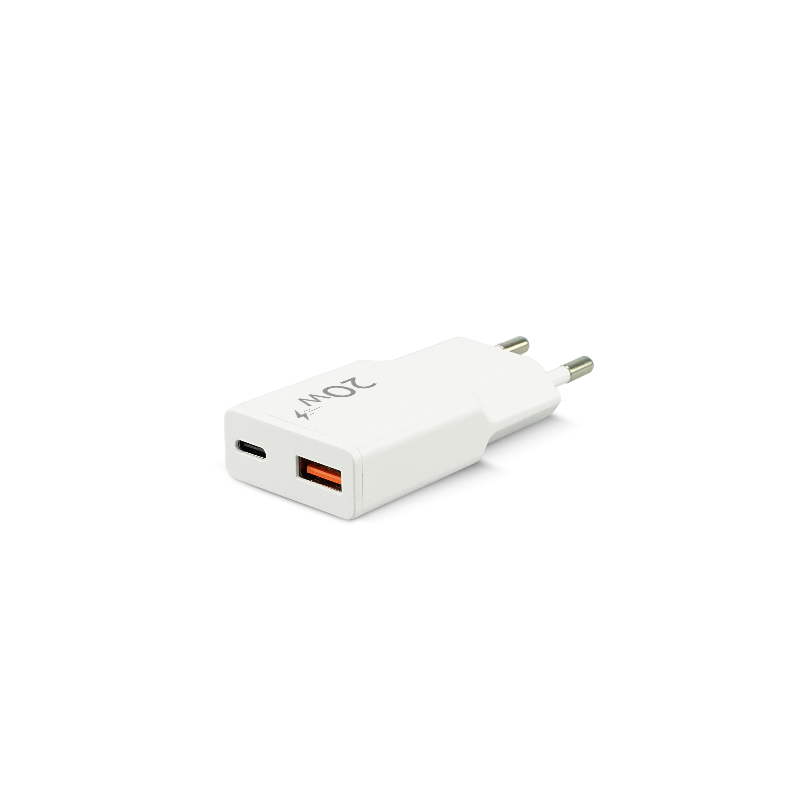 Adaptador 2 USB carga rápida 20W