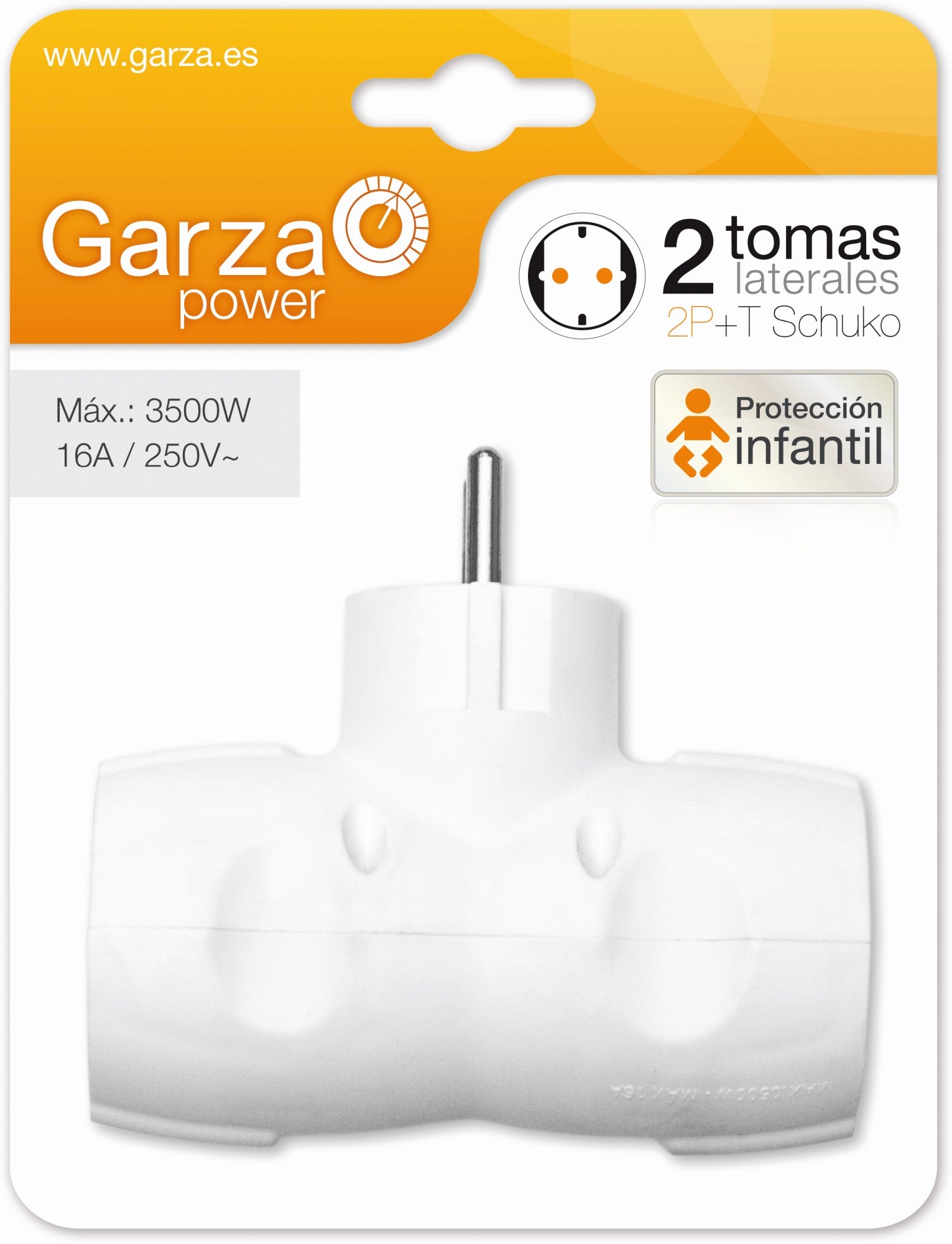 Adaptador De Enchufe Doble Lateral