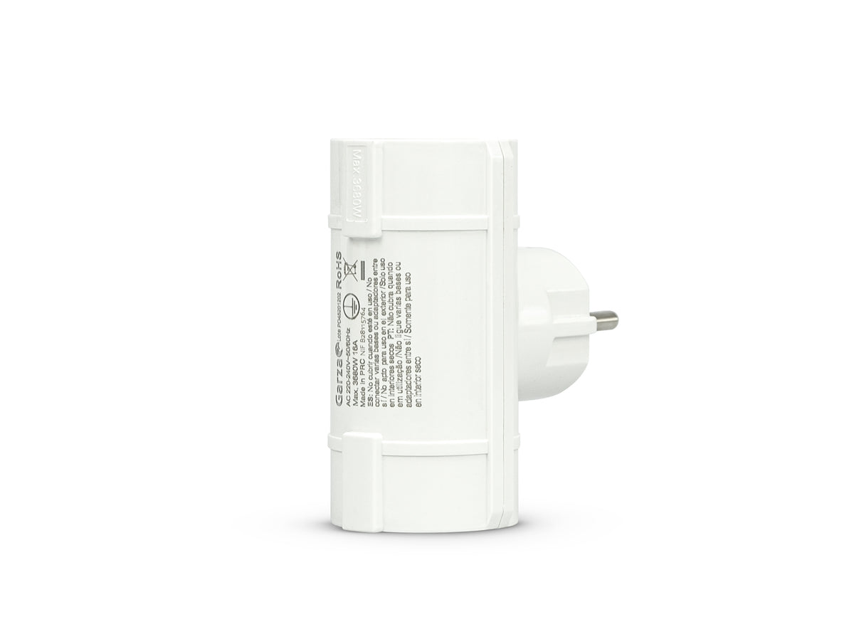 Adaptador De Enchufe Doble Lateral