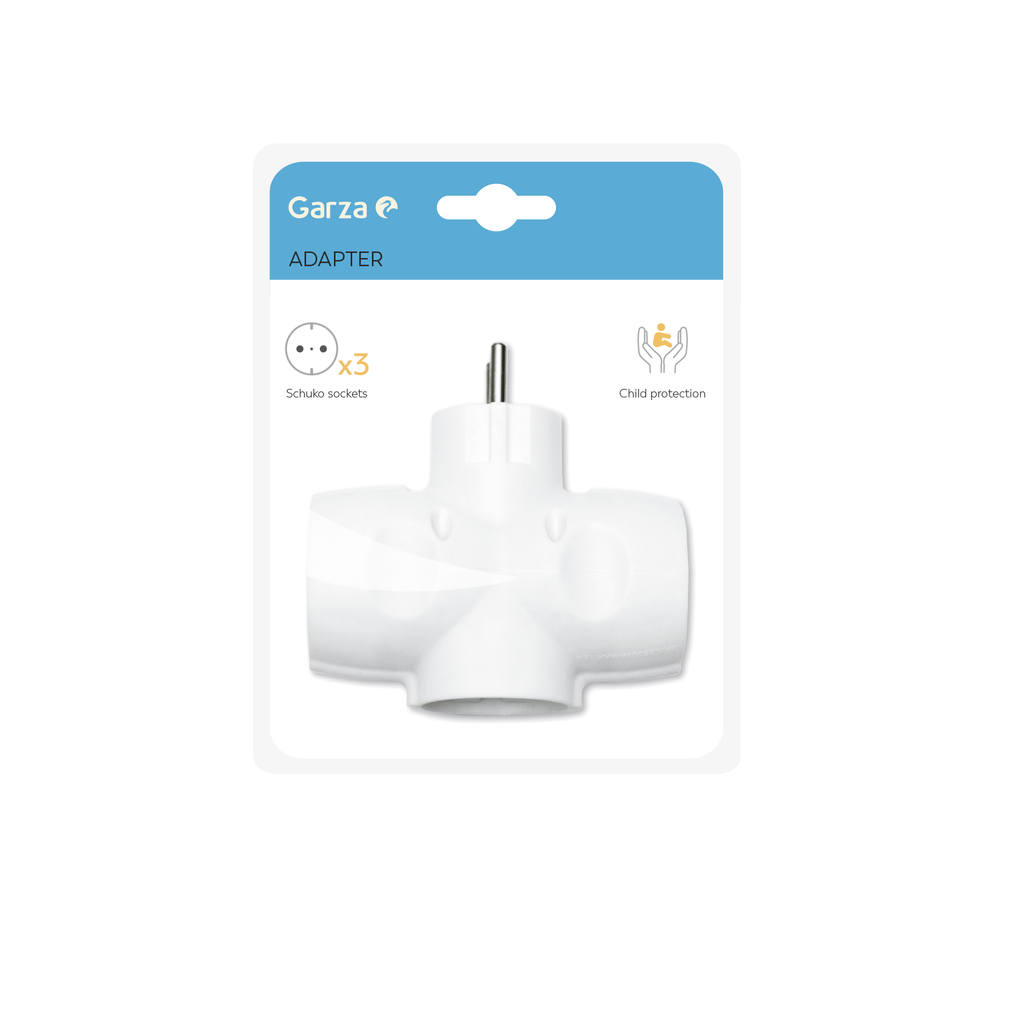 Adaptador De Pared Triple Lateral (2)