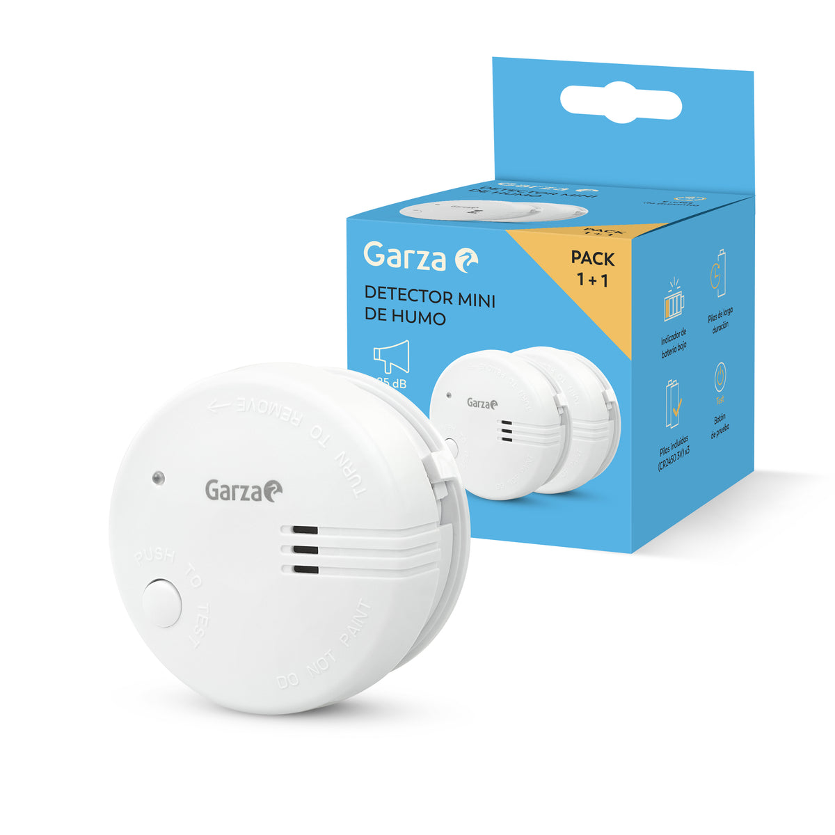 Detector de Humo Mini Blanco