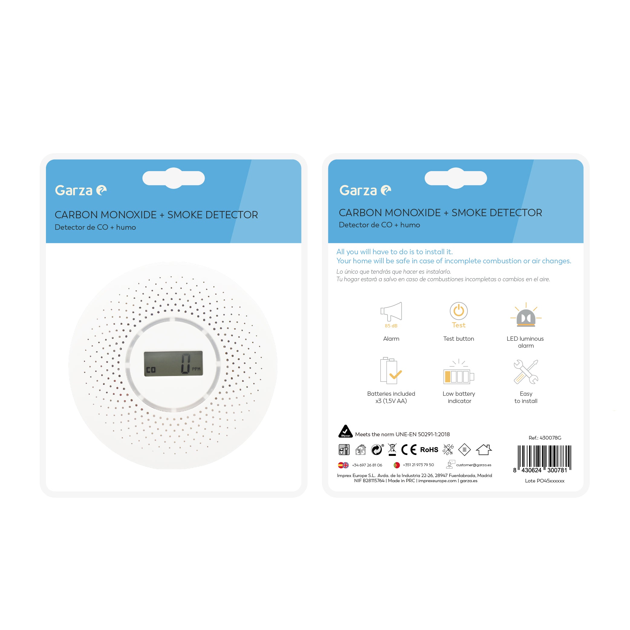 Detector Co + Humo