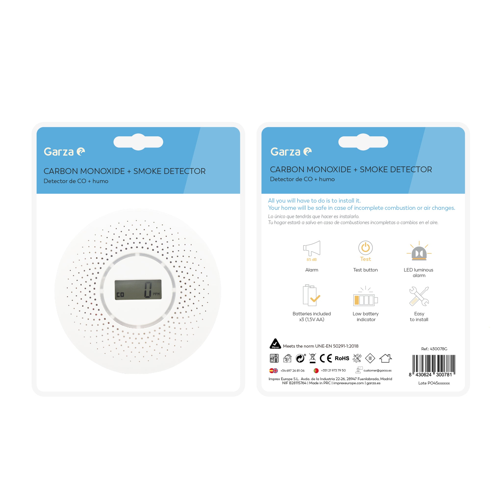 Detector Co + Humo
