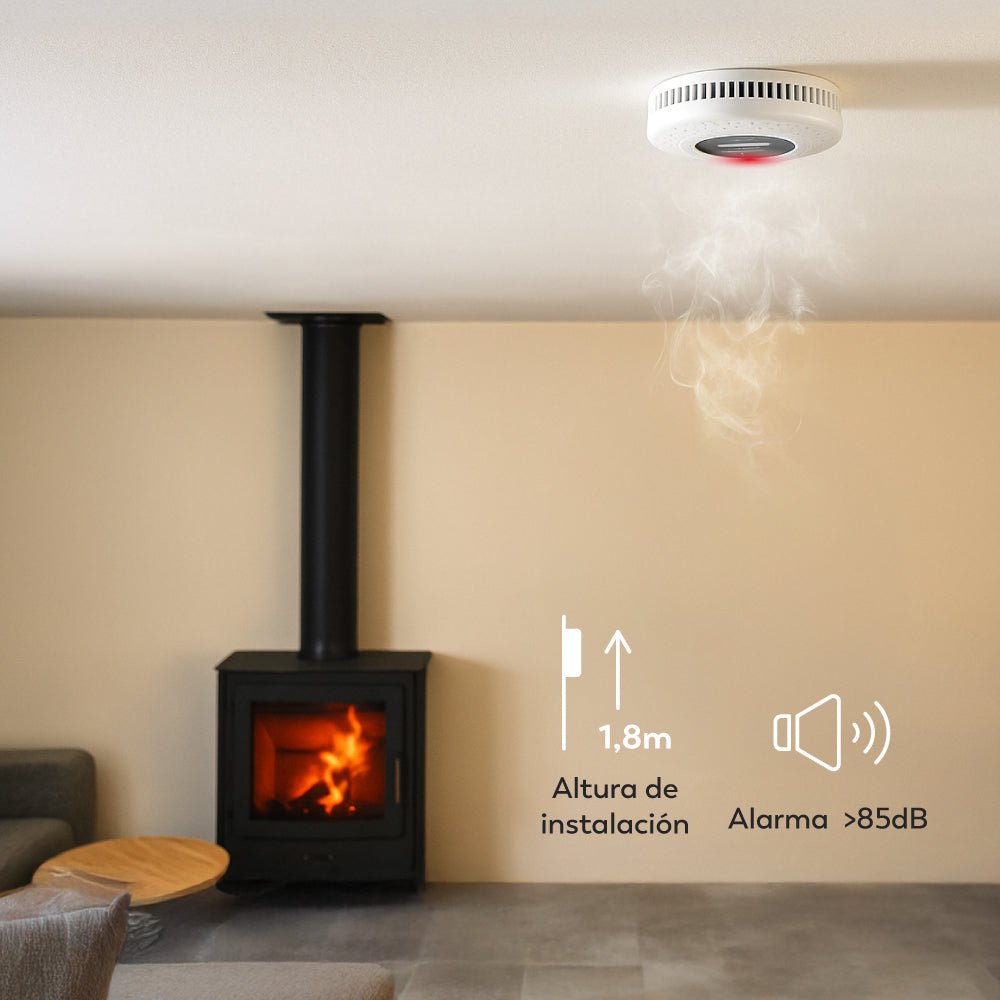 Detector de humo y monóxido de carbono Argos 2 en 1 (10 años) (4)