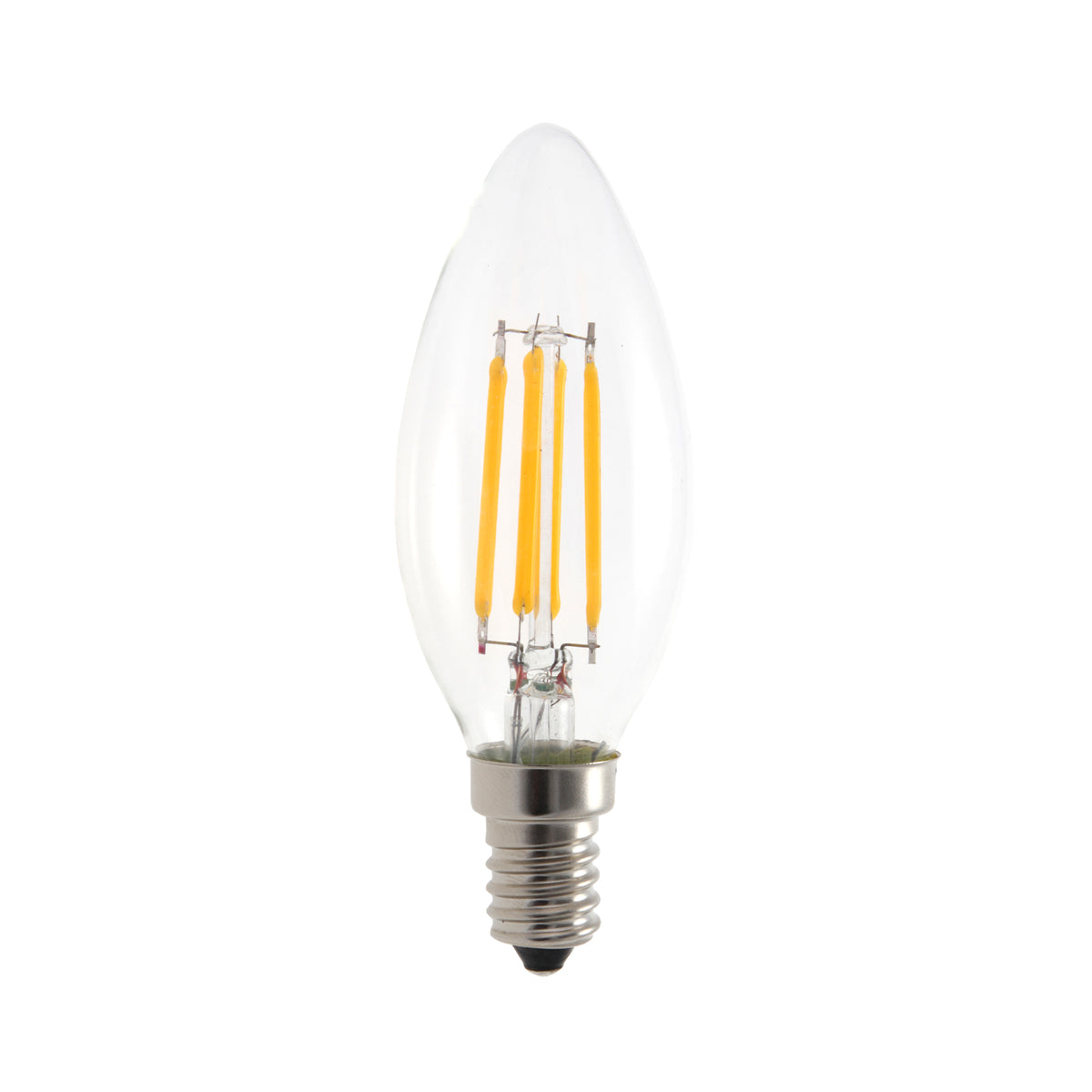 Bombilla Led Filamento Clear Vela E14