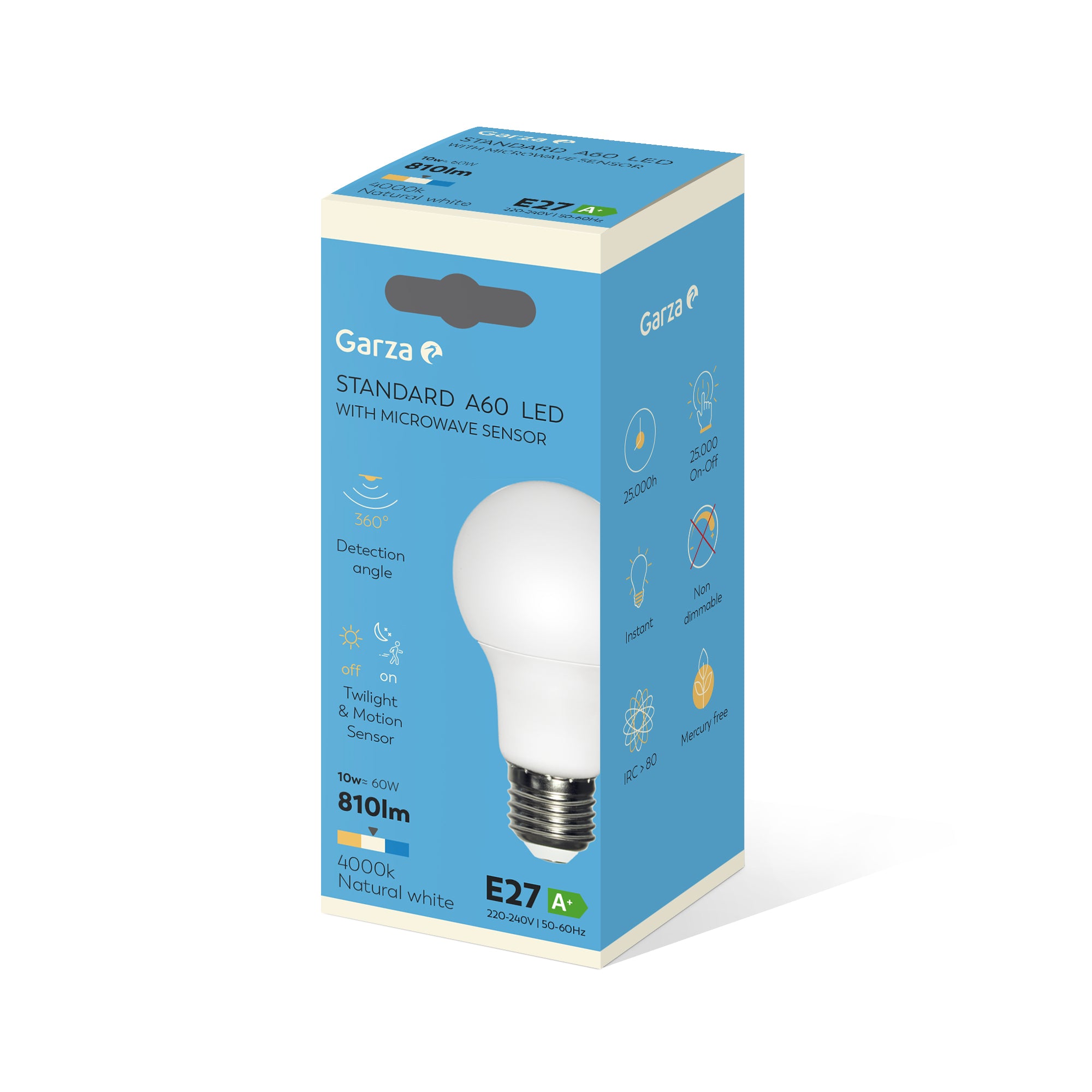 Bombilla Led SMD Estándar A60 E27, 11W 1060 lúmenes, 6500K
