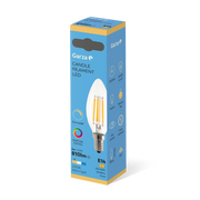 Bombilla Led Filamento Clear Vela Regulable Cri90 C37