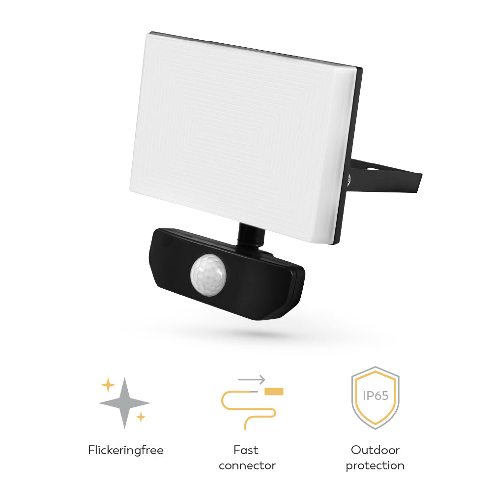 Foco  Design Sensor Movimiento 30W Exterior, 2850 lúmenes, 6000K