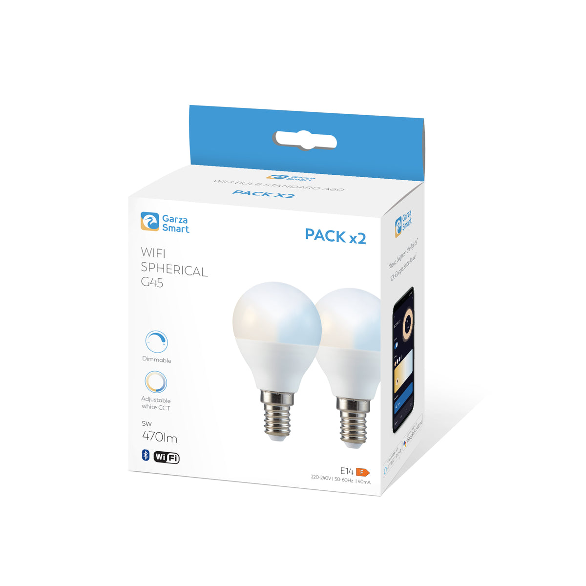 Bombilla Wifi Esférica E14 Cct (1)