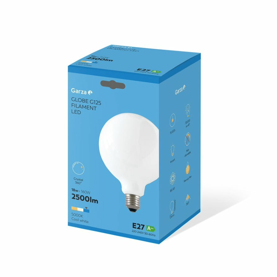 Bombilla Led Filamento Opal Globo G125 E27 Regulable (4)